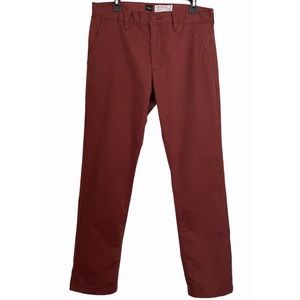 RVCA Men’s Burgundy Weekender Chino Pants